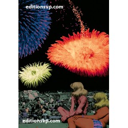 10 postcards by Jean Lecointre a spectacular firework