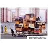 a mountain of furniture, moving house or moving office