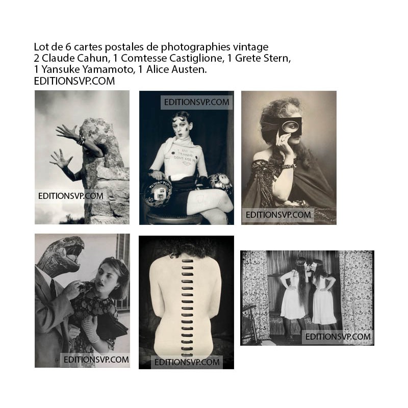 nouvelle édition cartes postales de photographies vintage entre 1860 and 1950 artistes avant-gardistes et surréalistes