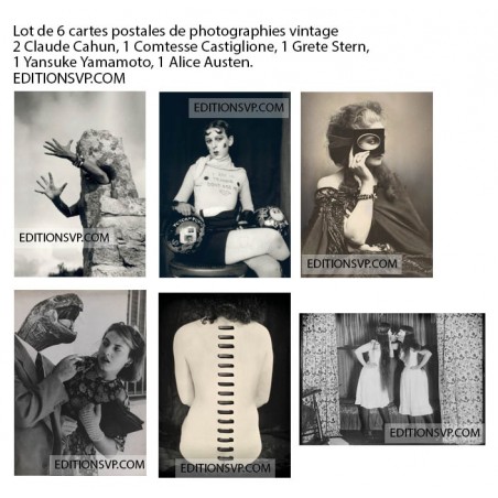 nouvelle édition cartes postales de photographies vintage entre 1860 and 1950 artistes avant-gardistes et surréalistes