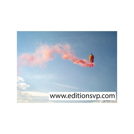 Buddha flies in the sky