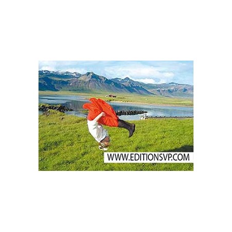 Le saut par Victoria Peak artiste carte postale photographie jump