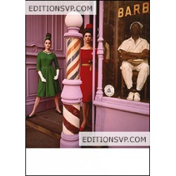 Antonia + Simone, Barbershop photographie de William Klein              © William Klein Estate
