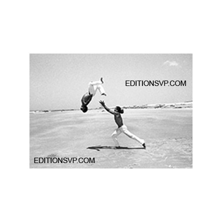 capoeira dancers on the brasilian beach of Canoa Quebrada